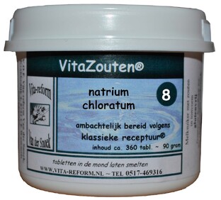 Vita Reform Van der Snoek Vita Reform Vitazouten Nr. 8 Natrium Chloratum Muriaticum 360TB