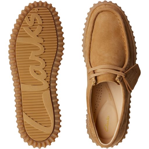 Clarks Torhill Bee D Sko, Light Tan Nubuck, 40