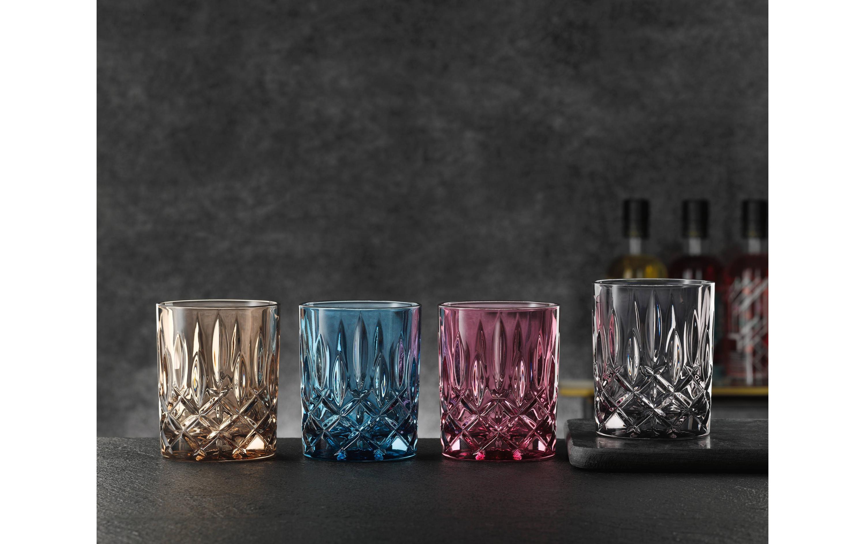 Whiskyglas NOBLESSE TUMBLER DA WHISKY, Rauchgrau, 2 StückSet mit zwei Kristall-Whiskygläsern in Rauchgrau