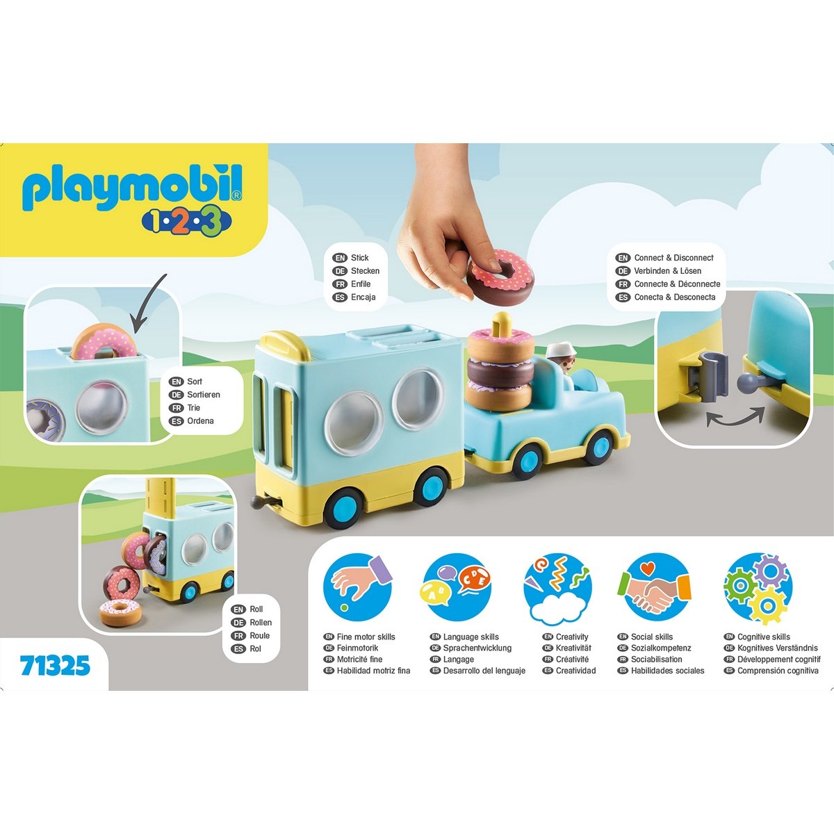 Camion de Donuts Playmobil 1.2.3 - 71325