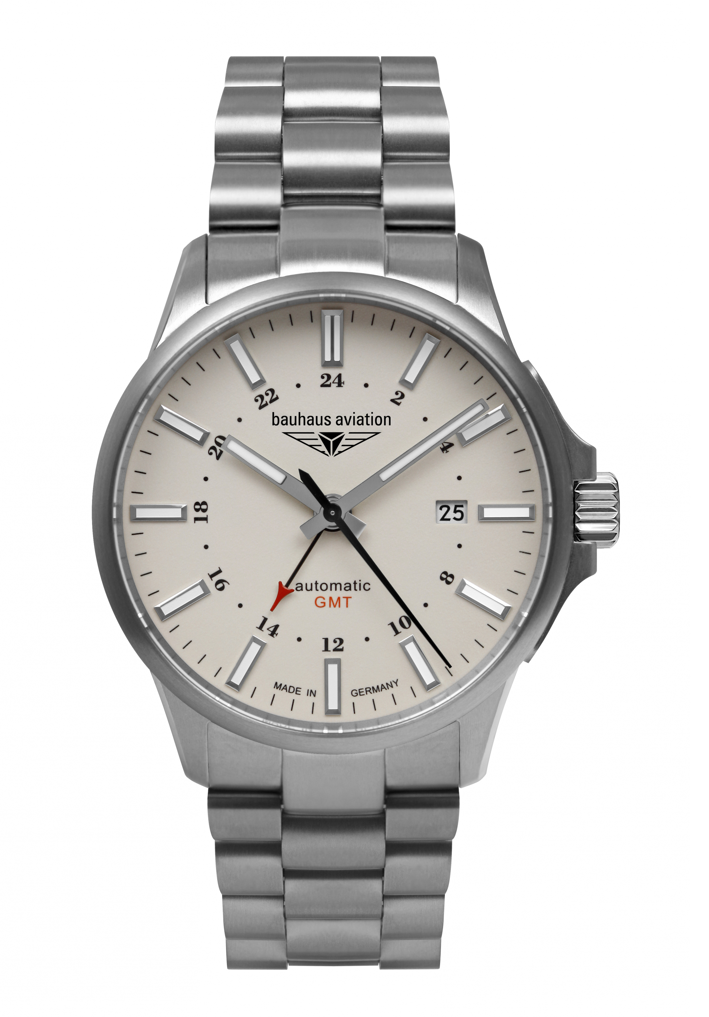 bauhaus  Luftfahrt Automatik GMT 2868M-5