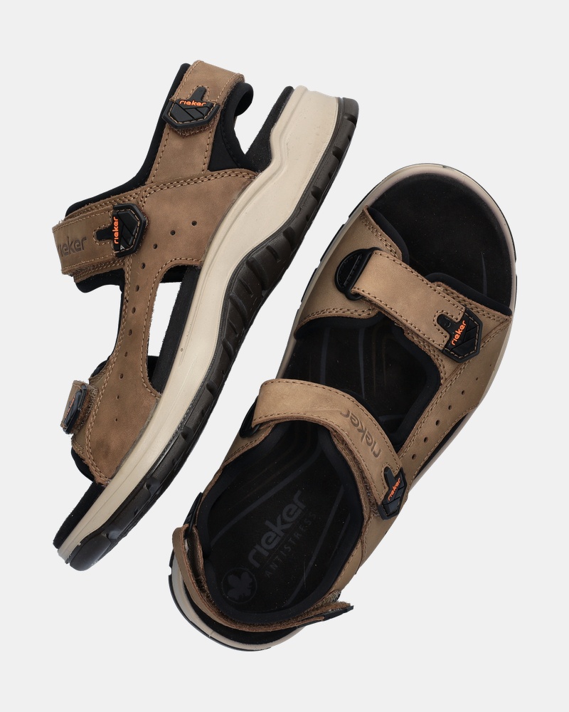 Rieker Sandalen  - bruin