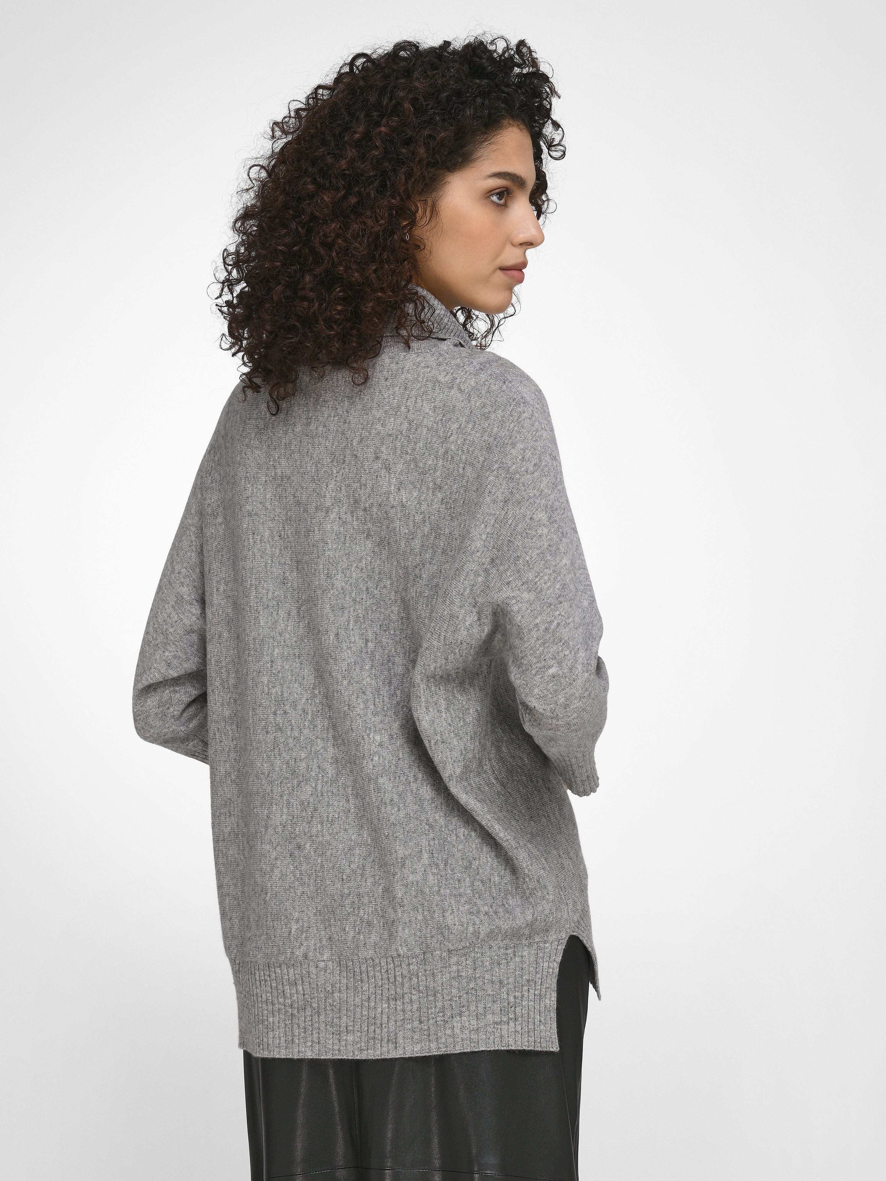 Rollkragen-Pullover aus Schurwolle und Kaschmir