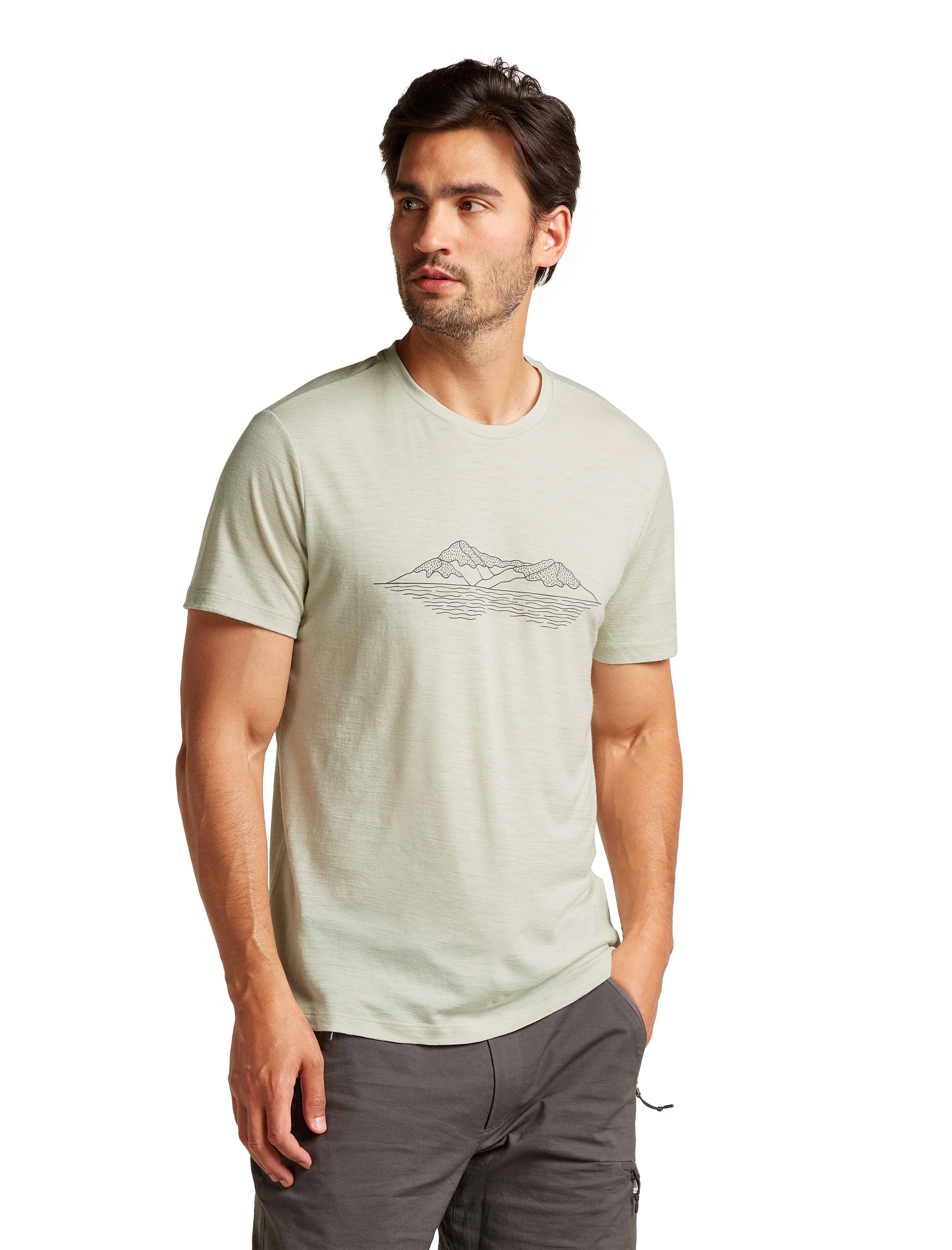M Merino 150 Tech Lite SS Tee Pukaki Reflected