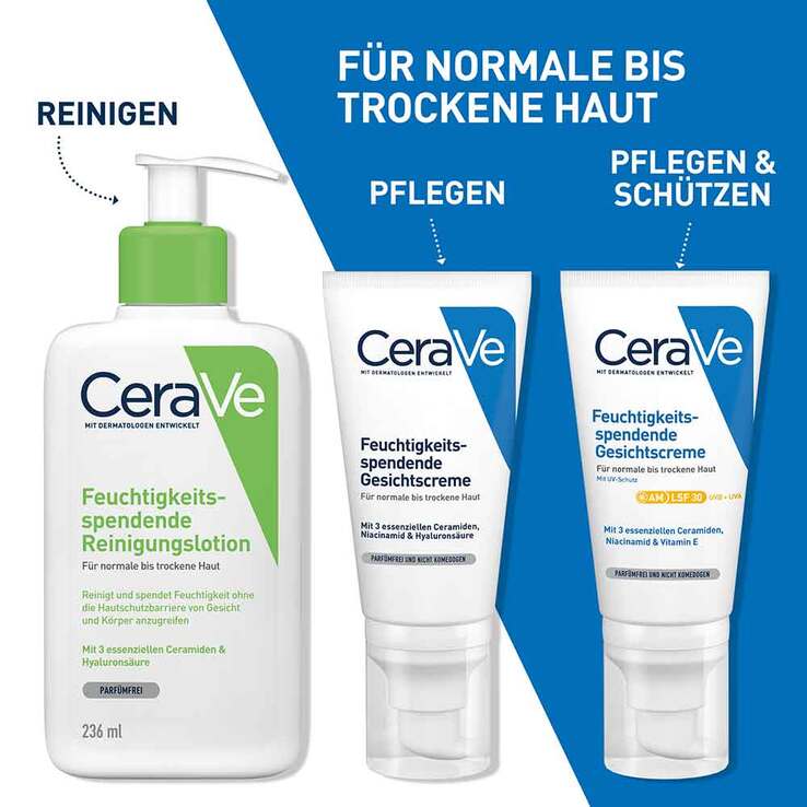 Cerave feuchtigkeitsspendende Gesichtscreme SPF 30, 52 ml