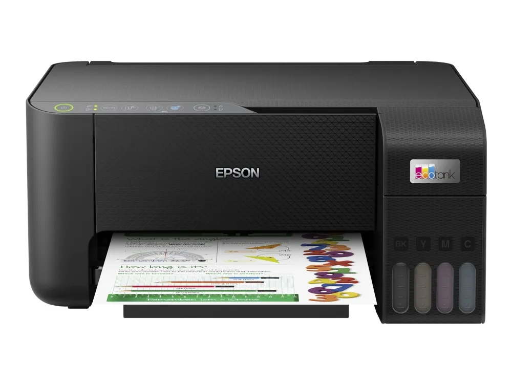 [OUTLET] - Epson EcoTank ET-2812 - Multifunktionsprinter - farve - blækprinter - kan genopfyldes - A4 (medie) - op til 10 spm (udskriver) - 100 ark - Wi-Fi - sort