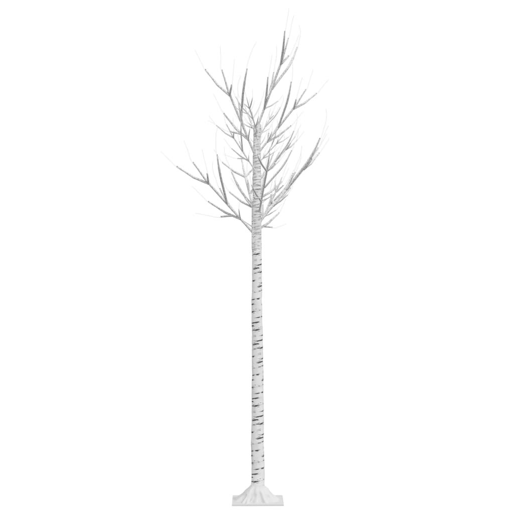 Sapin de noël 180 led bleues saule 1,8 m int/ext