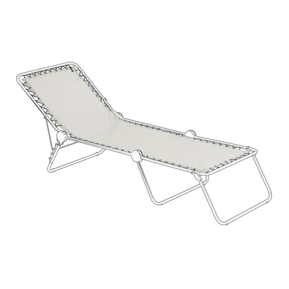 Sonnenliege Ersatzteilset Siesta Batyline® Iso Beige Seigle