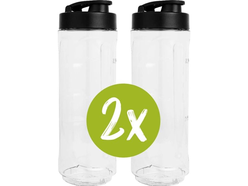 Gastroback Smoothie Maker Mix & Go Schwarz/Silber Smoothie-Bereiter