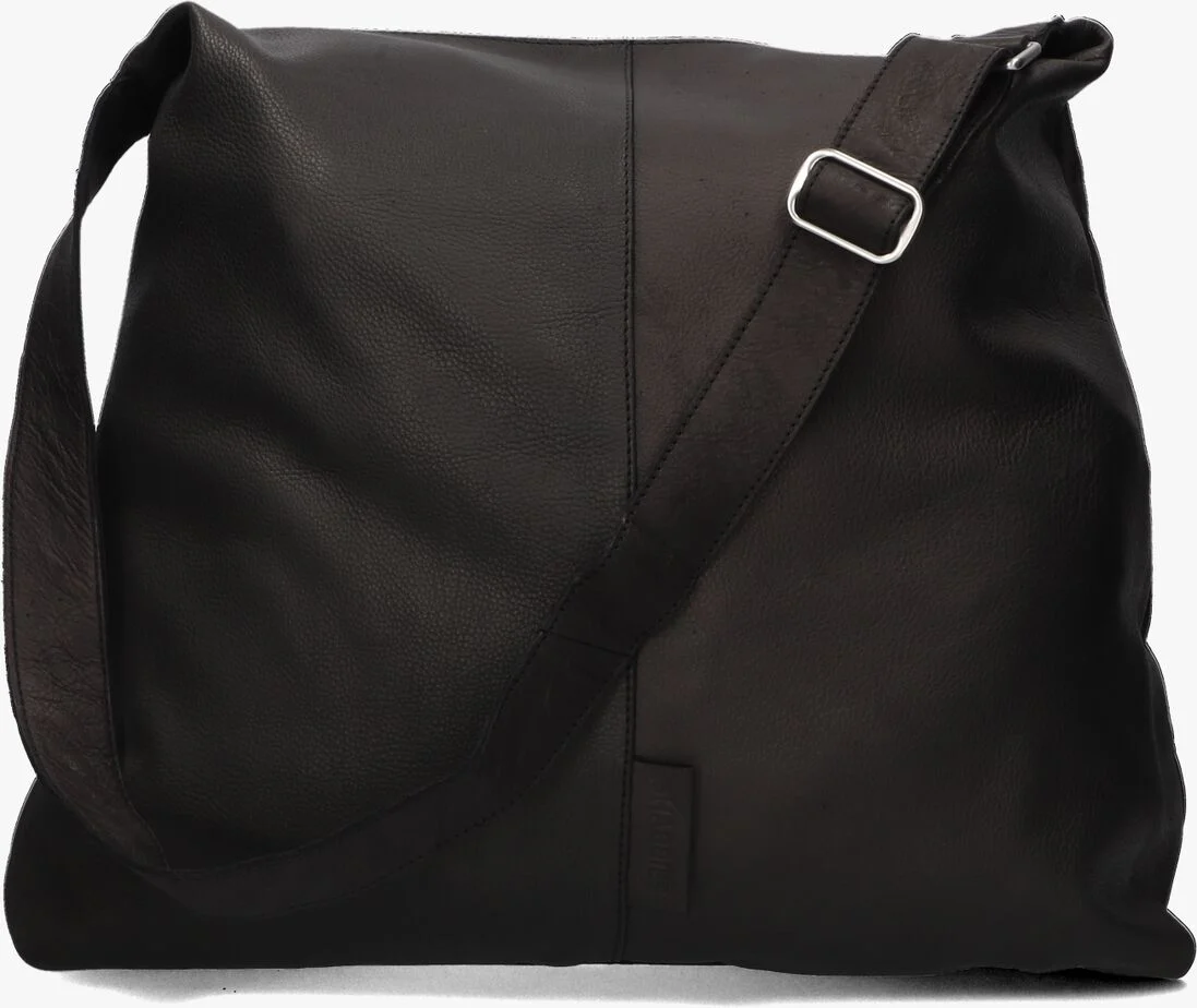 SHABBIES zwarte shabbies schoudertas jay