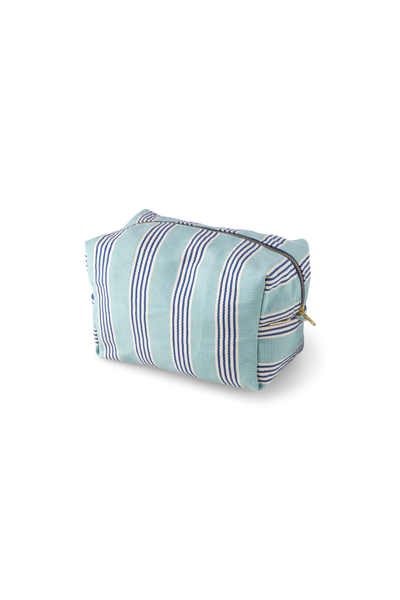 Toilettaske | Bomuld. 28 x 15 x 19 cm. | Sea Blue