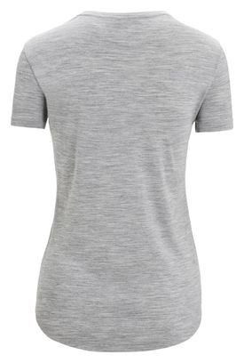 T-shirt Manches Courtes Femme Icebreaker Sphere II Mérinos Gris