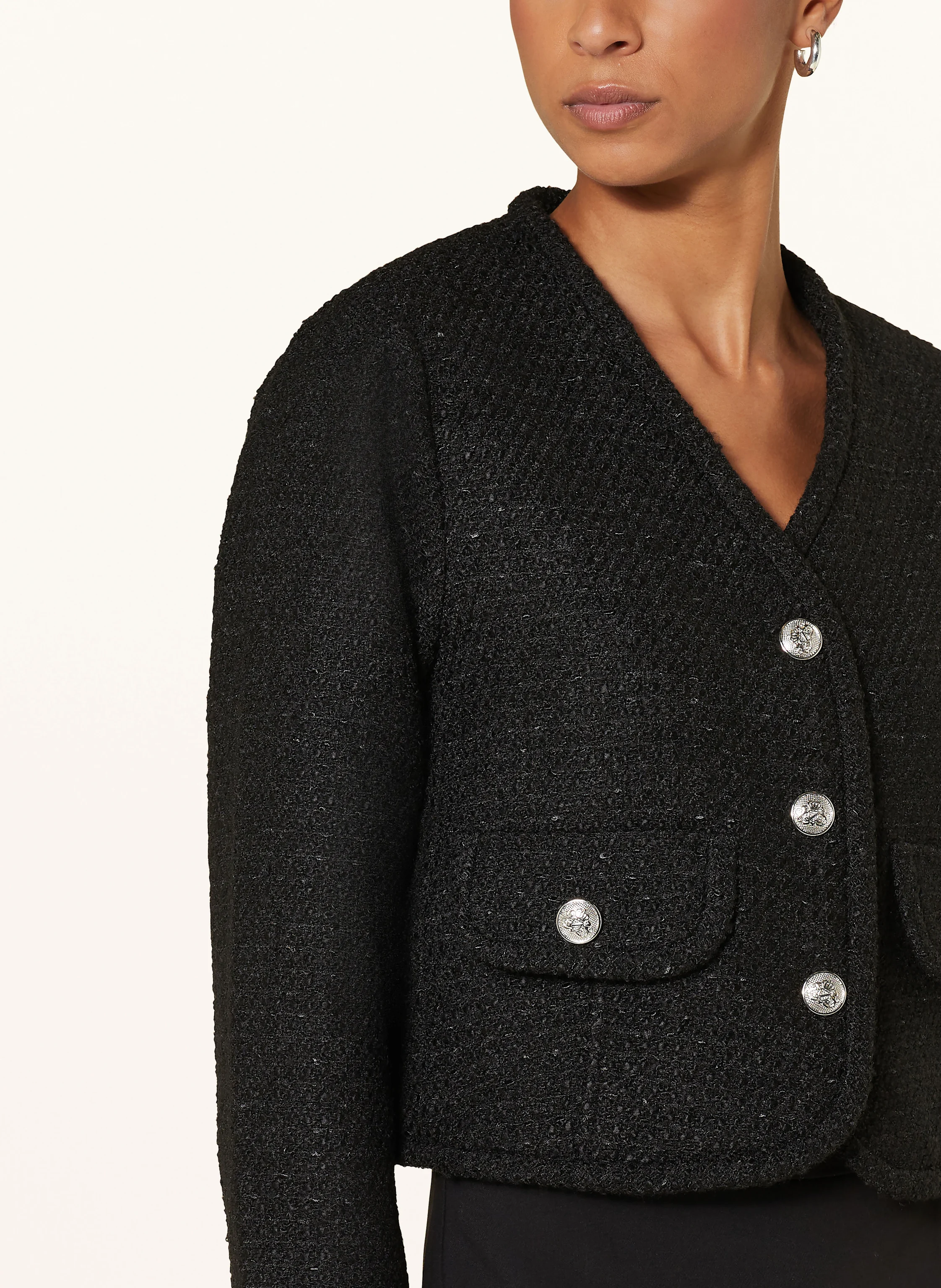 NEO NOIR Kastenjacke aus Bouclé