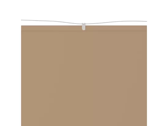 Auvent vertical Taupe 60x600 cm Tissu oxford