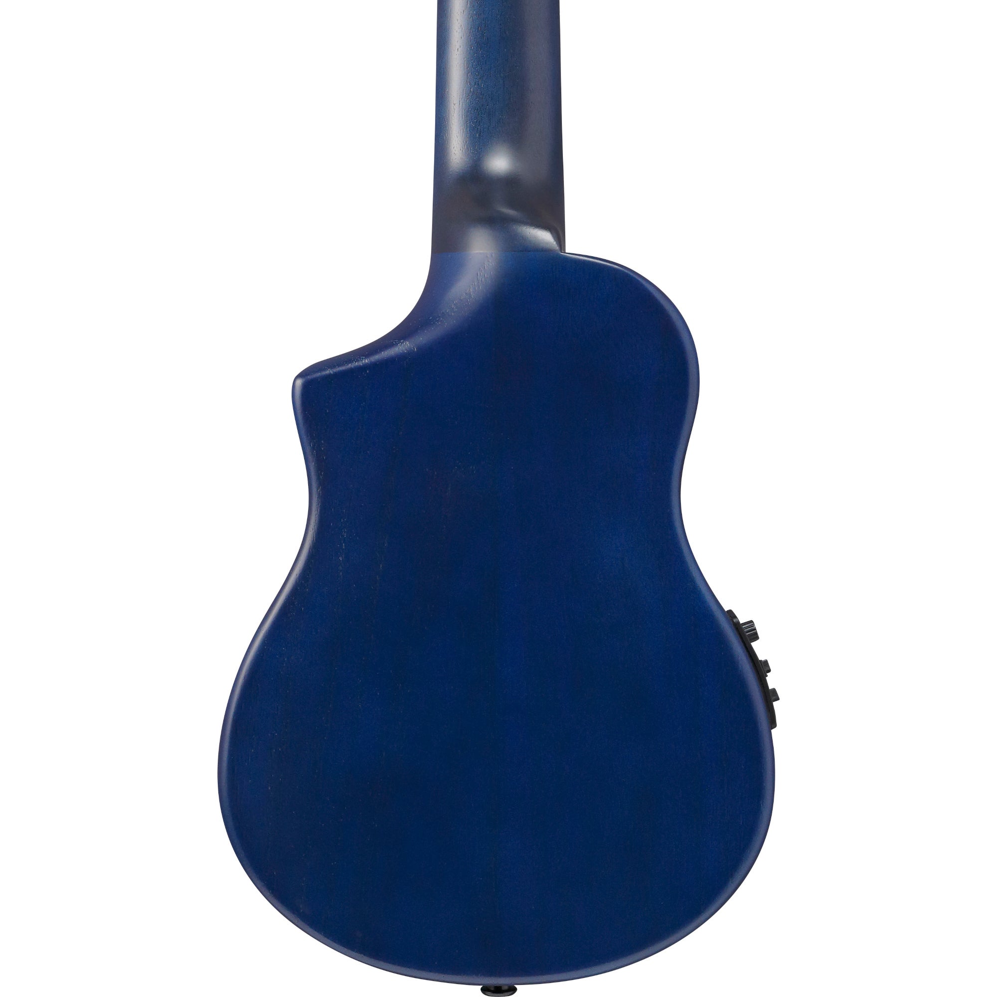 Ibanez AUP10FMNE Transparent Blue Sunburst Open Pore guitalele met gigbag