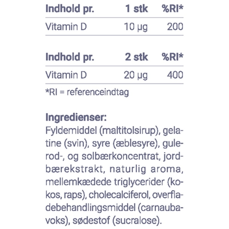 Livol Gummies D-vitamin 75 Pieces