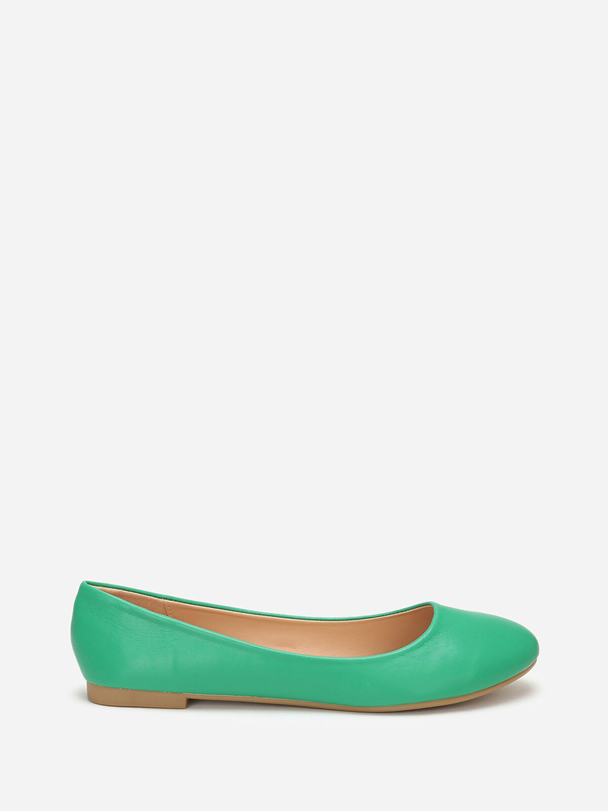 Ballerines à bout arrondi grandes tailles- Vert