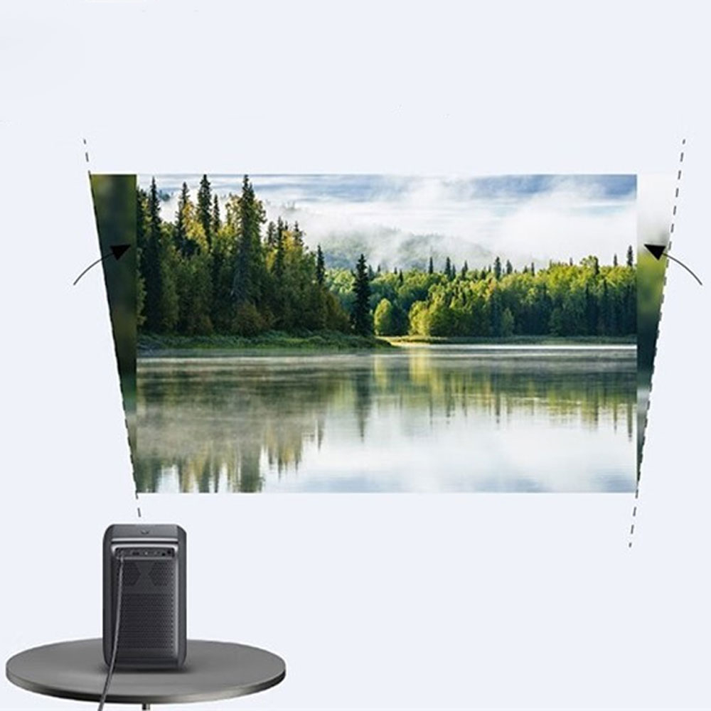 T100 Multimedia LED Projektor Beamer mit 850 ANSI-Lumen HDMI Full HD 1080p / WLAN / USB / Screen Mirroring (iOS/Android) - Schwarz