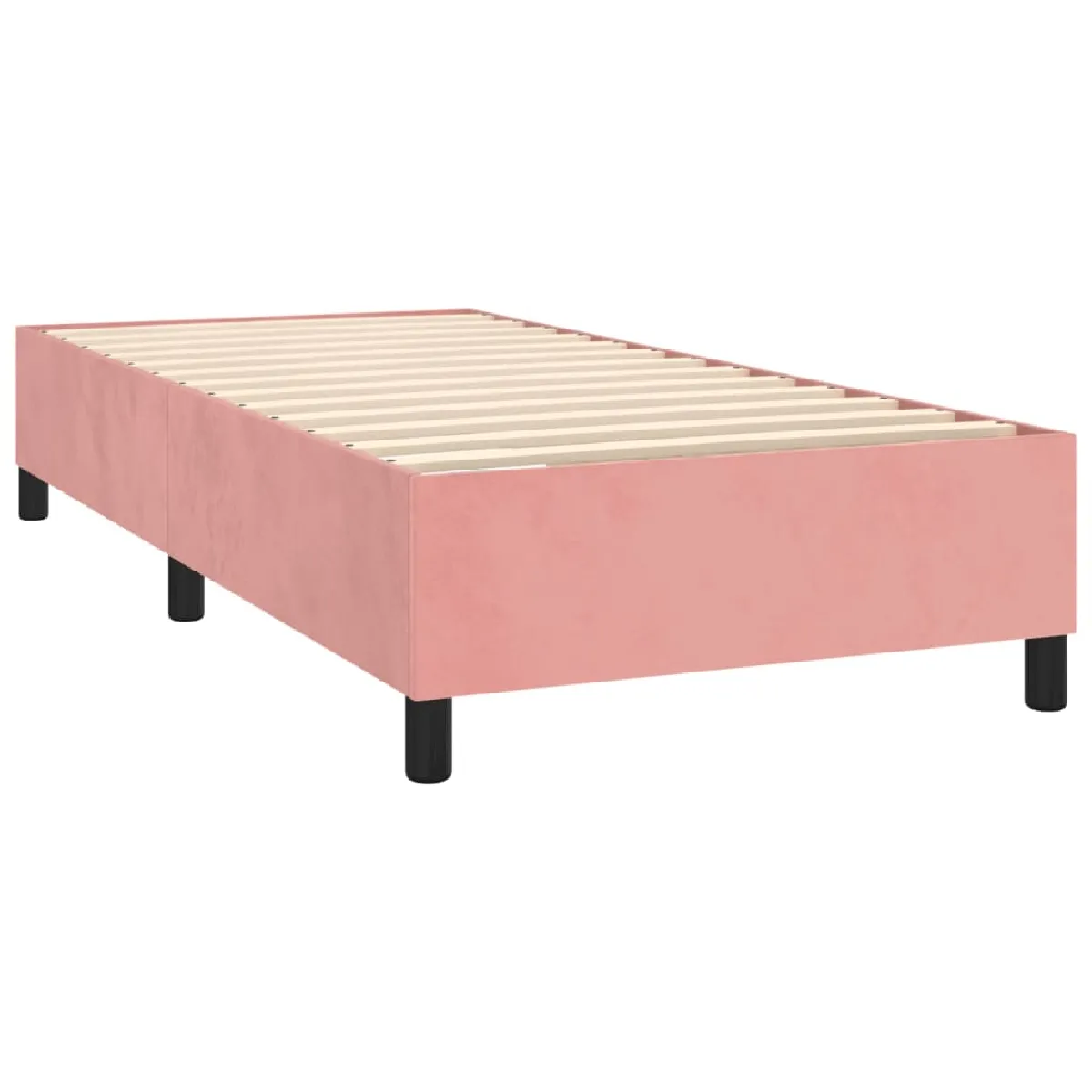 VIDAXL Sommier à lattes rose 80x200cm