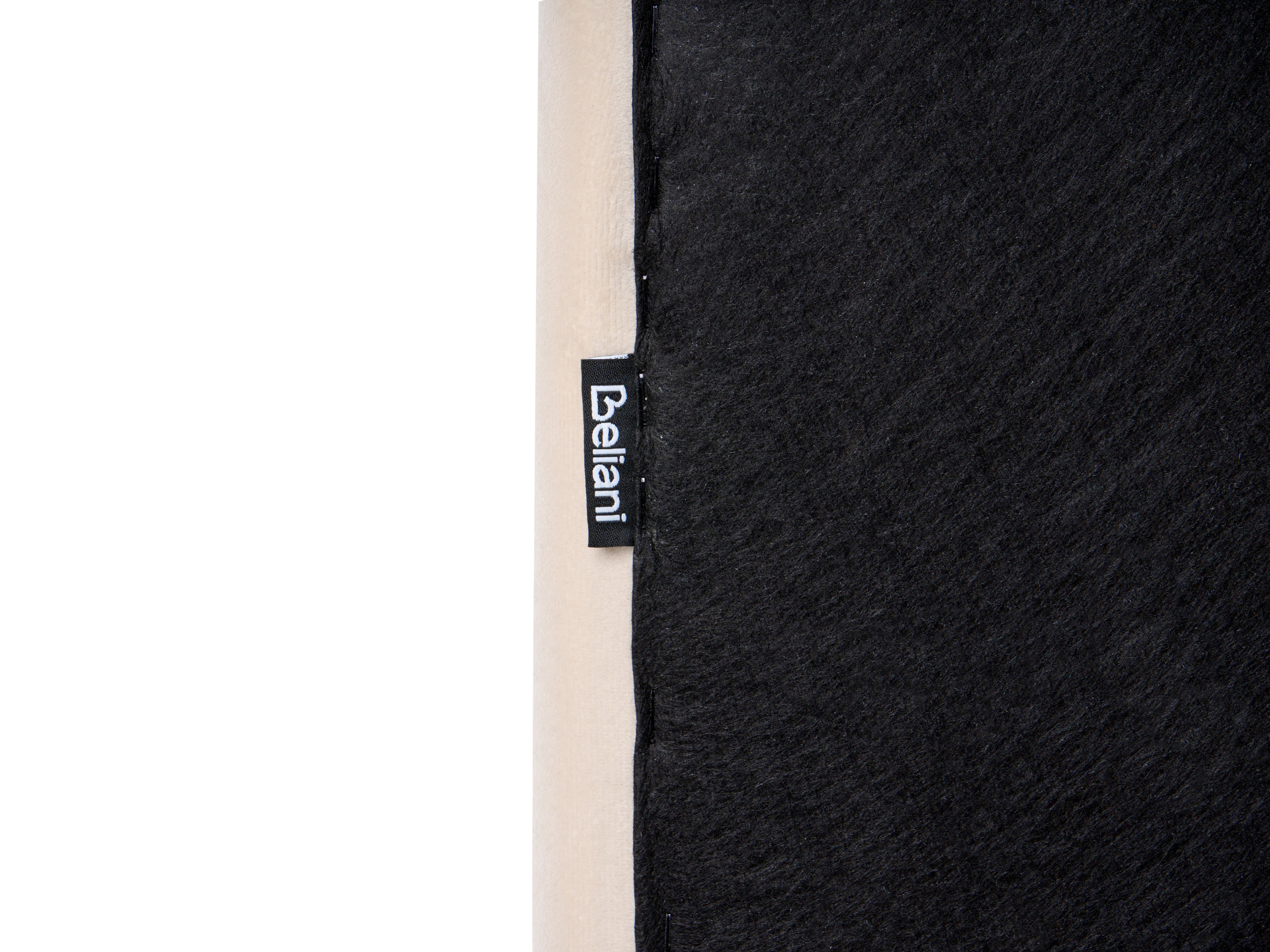 Bed met opbergruimte Fluweel LUNAN 180 x 200 cm Beige