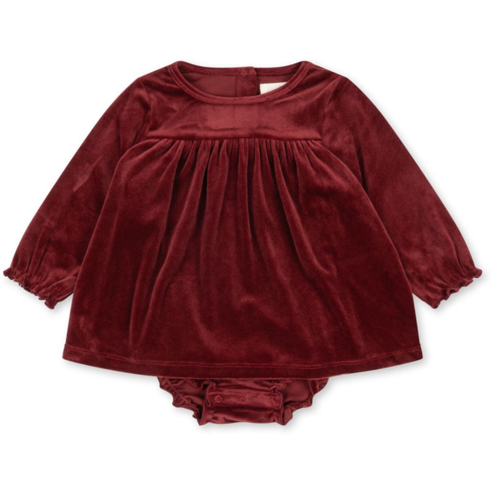 Køb Konges Sløjd Red Dahlia Jingle Romper Kjole Grs