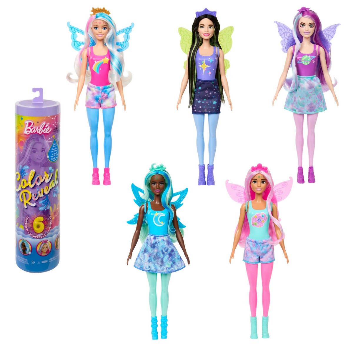 Barbie Color reveal fée galaxy