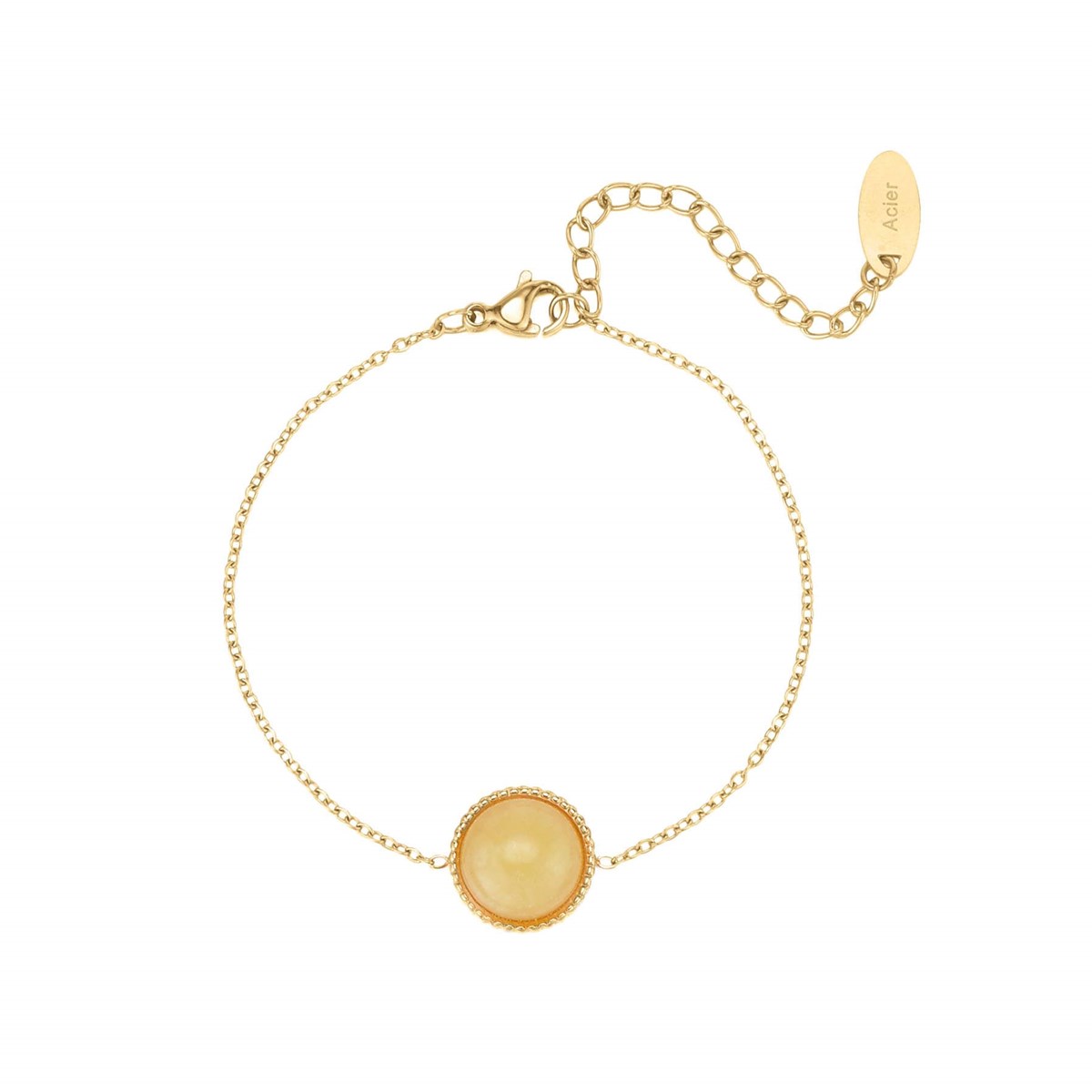 Bracelet Luna Jade Orange