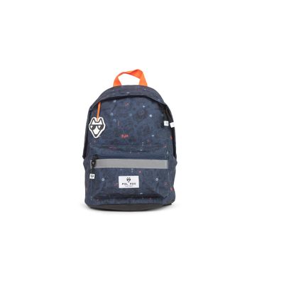 Sac à dos maternelle Robot - 1 compartiment - bleu - Pol Fox