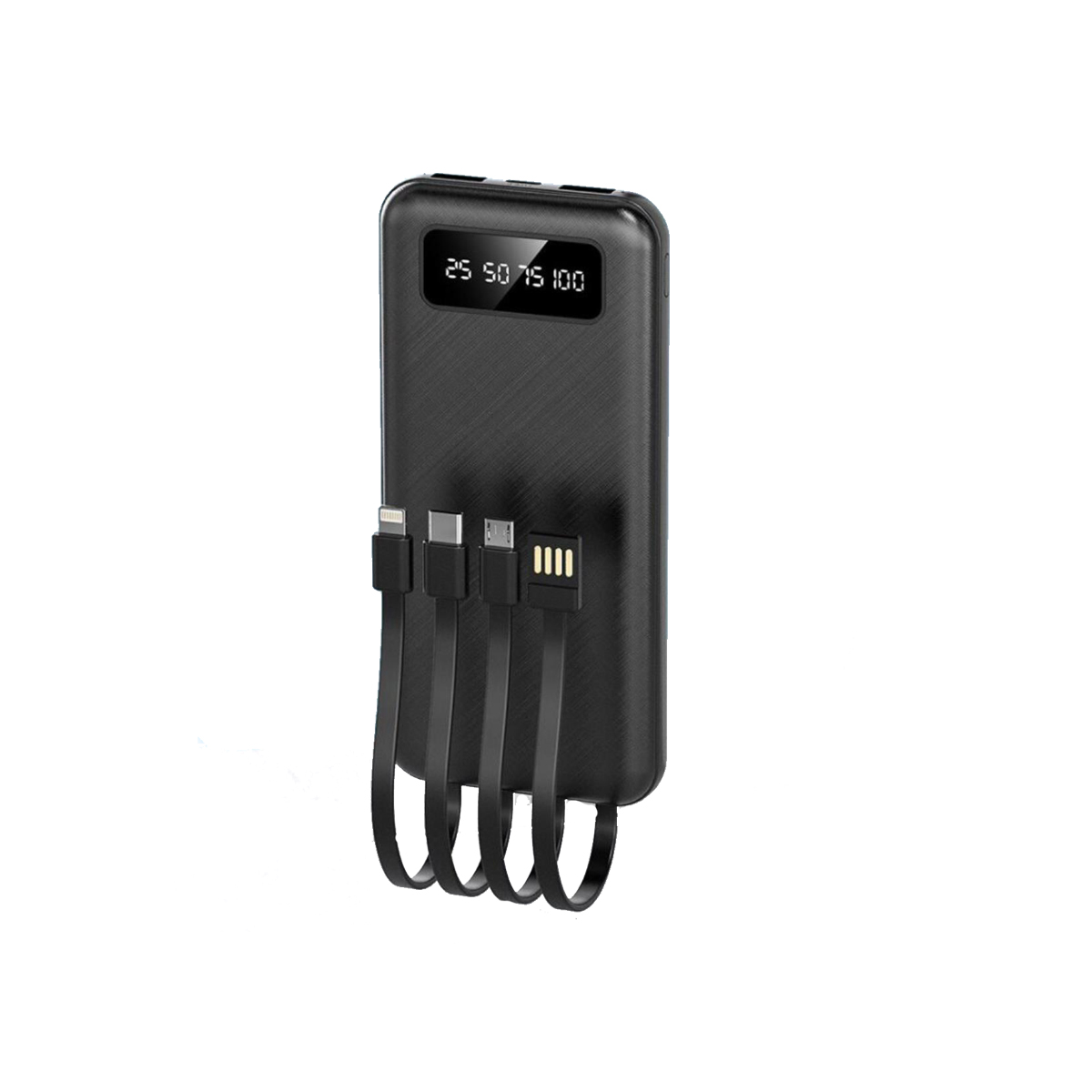 Bateria Externa Smartek 20000 Mah Com Cabo Incorporado Micro Usb,usb-c,usb E Lightning B