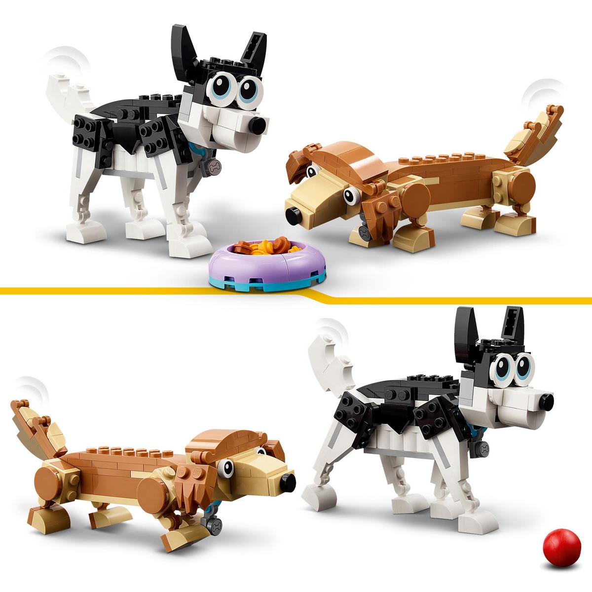 Adorables chiens 3 en 1 Lego Creator 31137