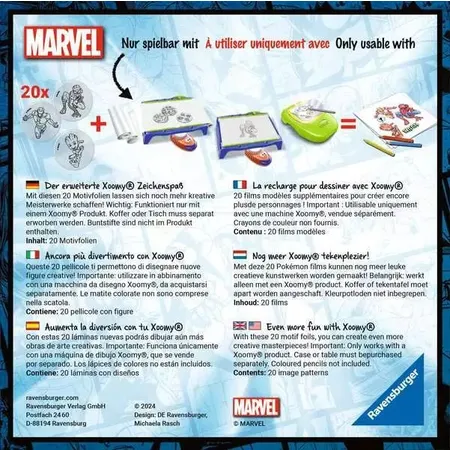 Ravensburger Xoomy Refill Marvel [Erweiterungs-Set)