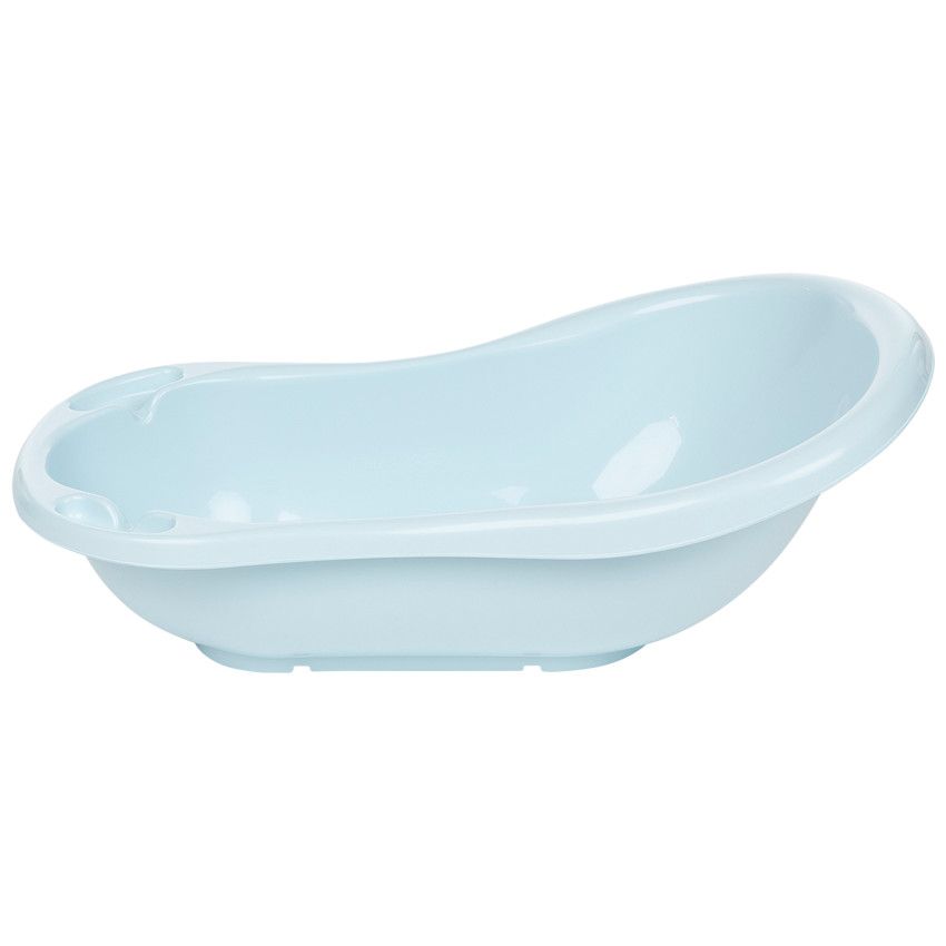 Baignoire avec bouchon Popotam 2.0 - Bleu - Ecru