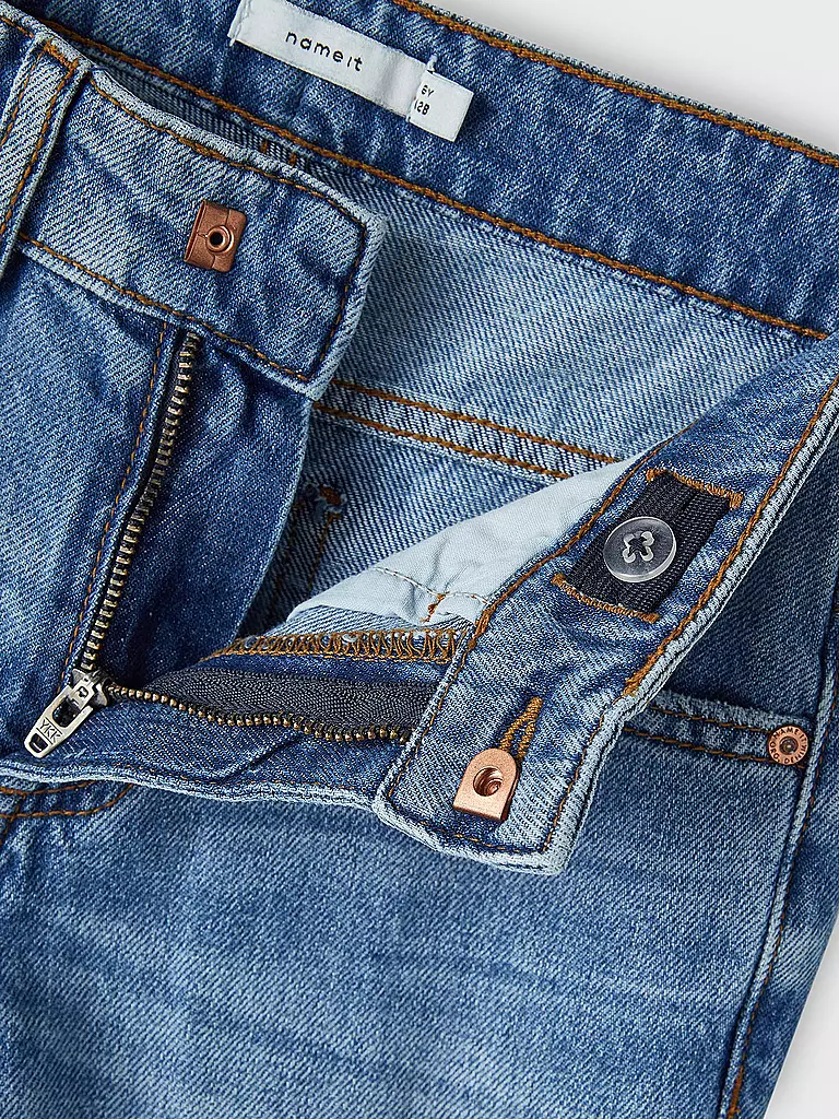NAME IT Jungen Jeans Tapered Fit NKMSILAS blau