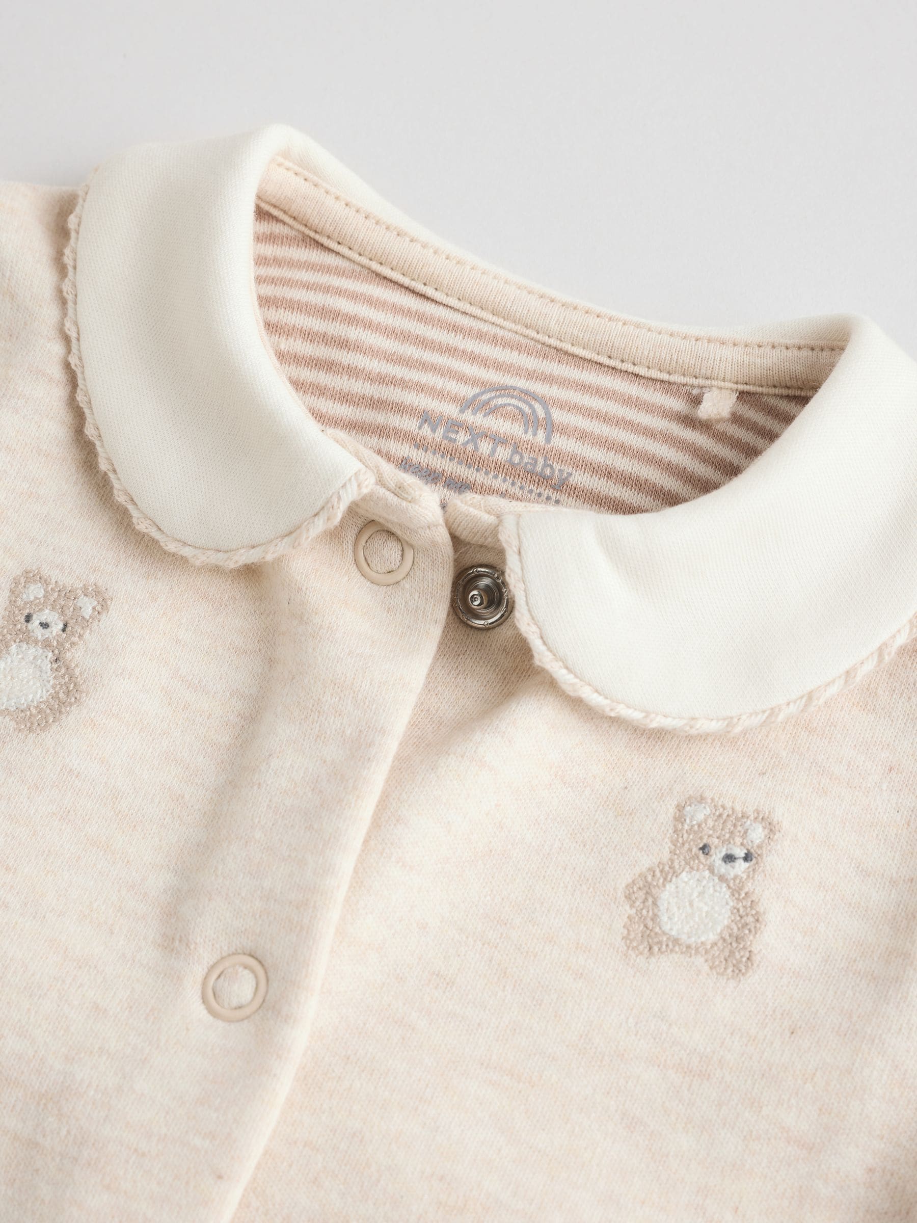 Neutraal - Verpakking van 3 babypyjama's (0-2jr)