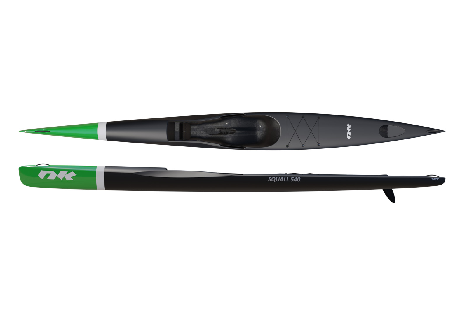 Nordic Kayaks Squall 540 CarbonX Sort/Grønn