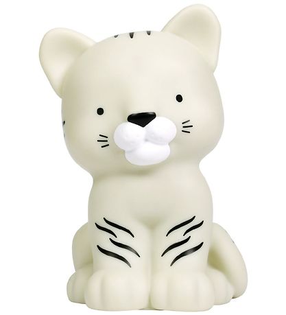 A Little Lovely Company Nachtlicht - 9, 7x14 cm - White Tiger -