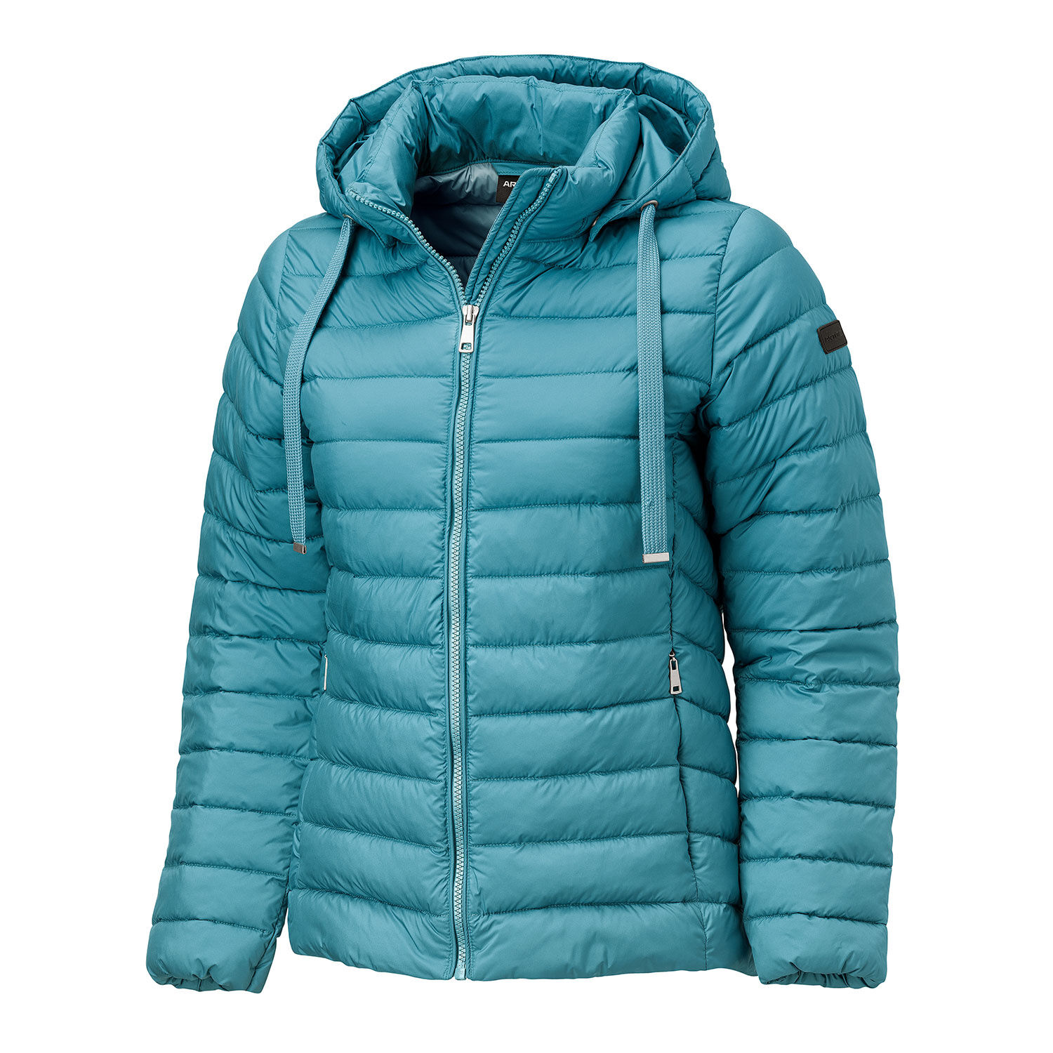 Steppjacke mit abknöpfbarer Kapuze
