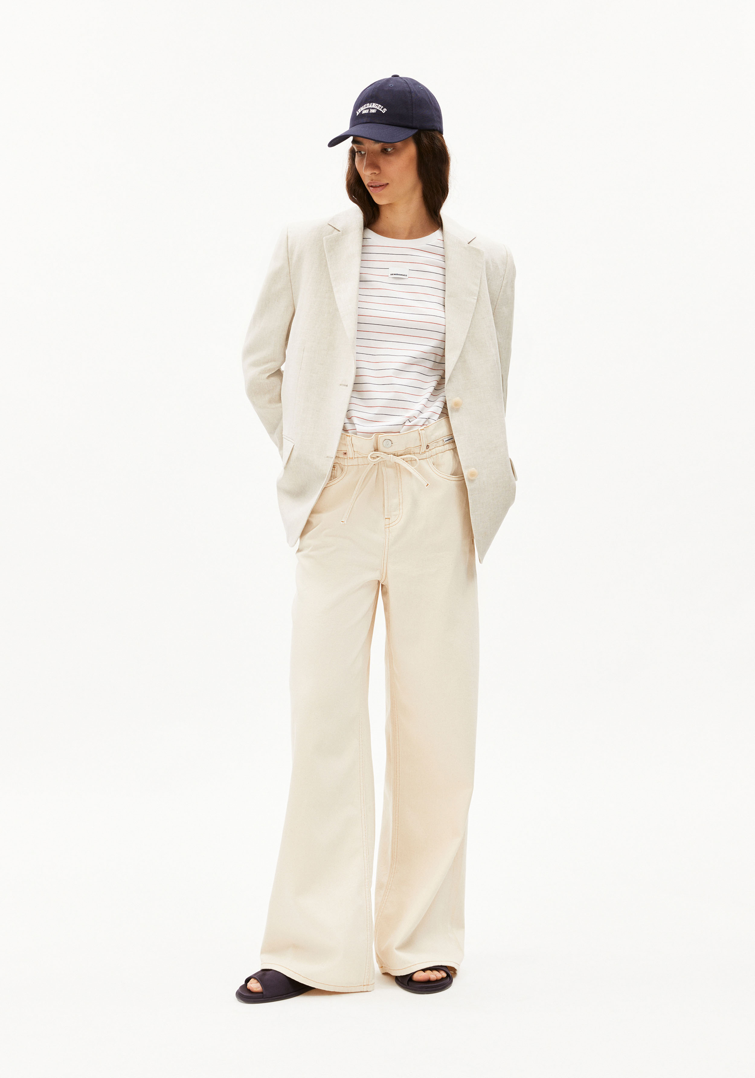 Armedangels Blazer Paulimaa Pure Lino Undyed