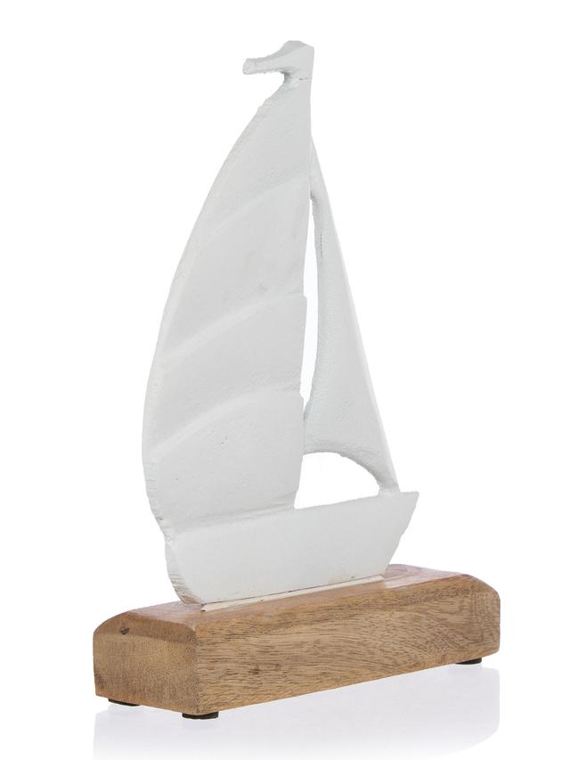 Segelboot Amazing Grace mit Holzfuß, 2er-Set