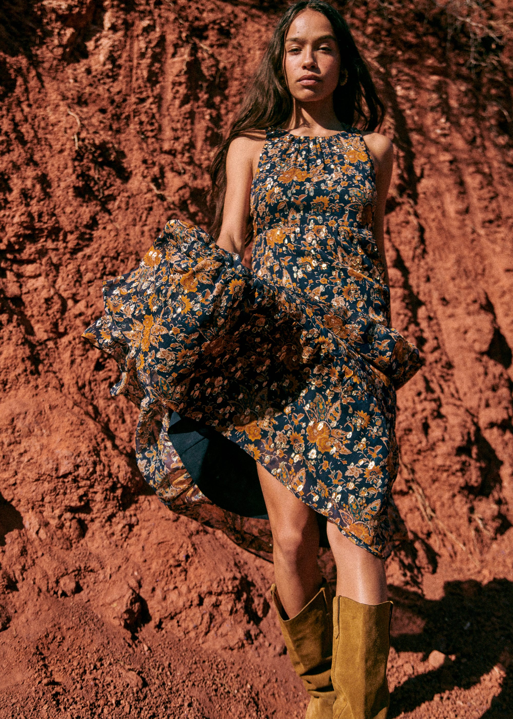 Robe Titania - Doha ocre - E-SHOP/ROBES 5905155