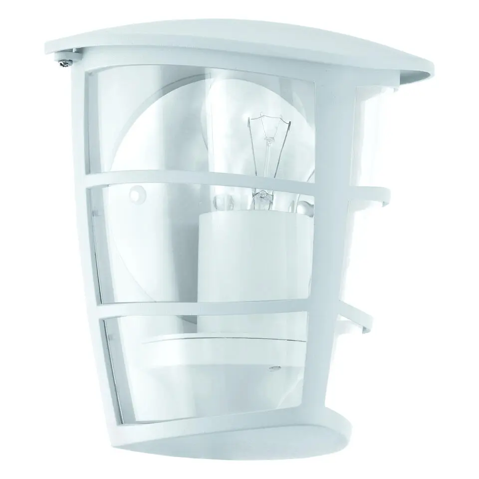 EGLO Aloria Wandlamp - E27 - Aluminium/Kunststof - Wit