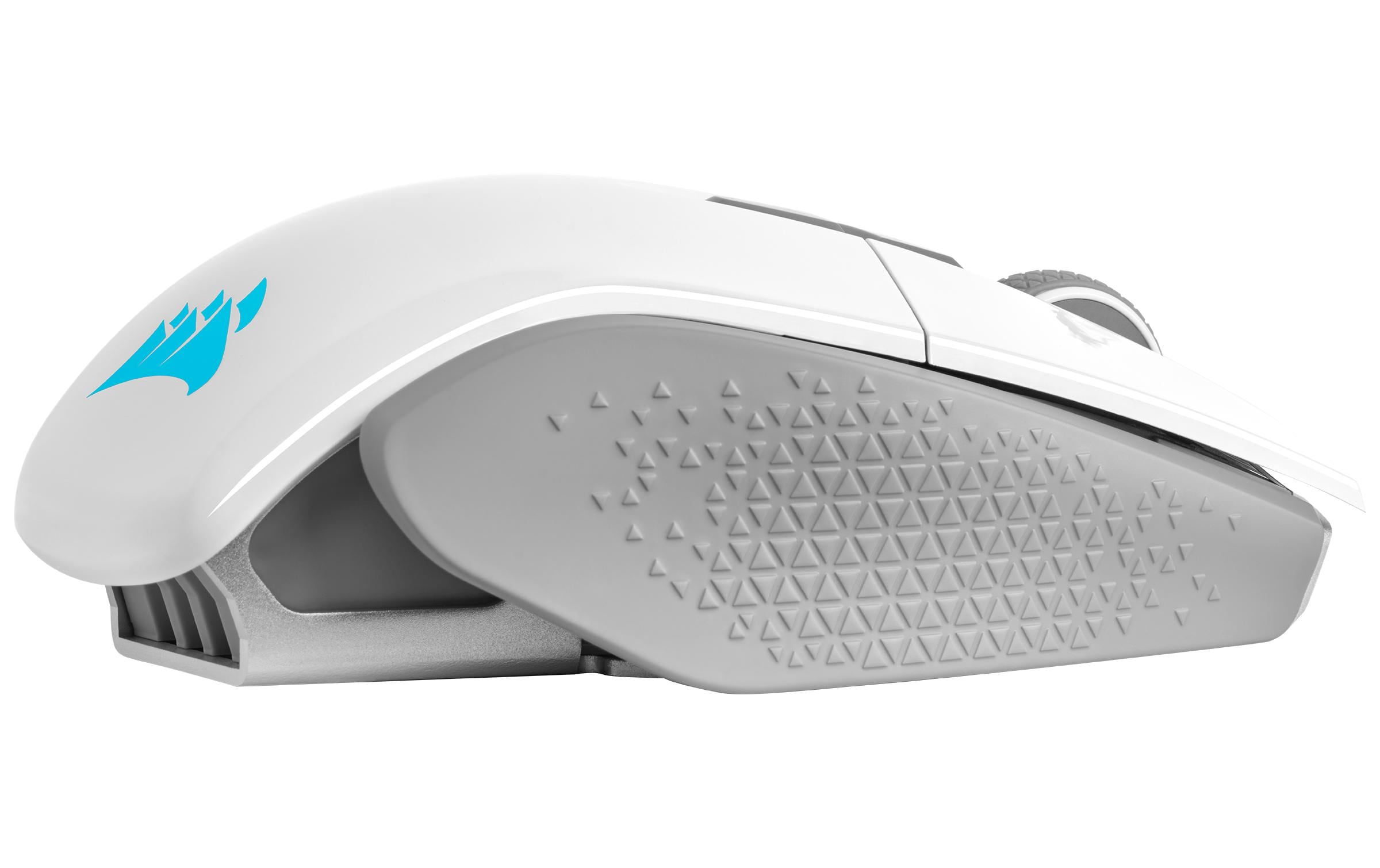 Gaming-Maus M65 RGB Ultra Wireless Weiss<br>Kabellose Gaming-Mouse mit geringem Eigengewicht und programmierbaren Tasten, speziell konzipiert für FPS-Spiele