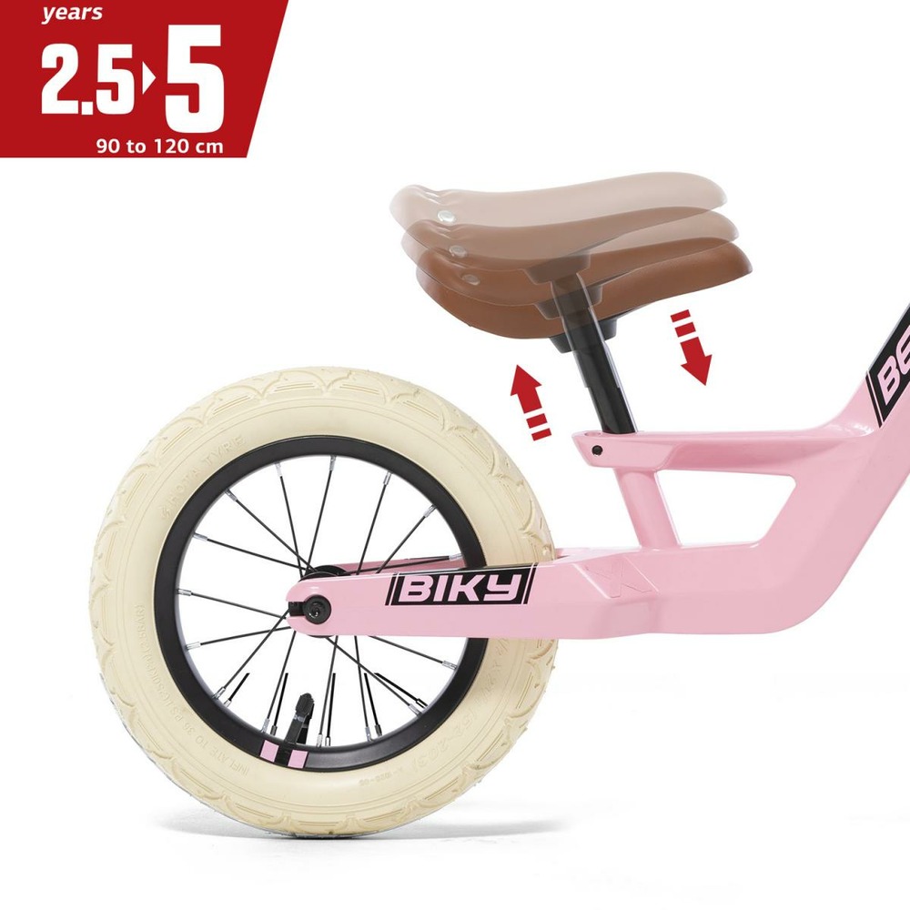 Vélo déquilibre biky retro rose