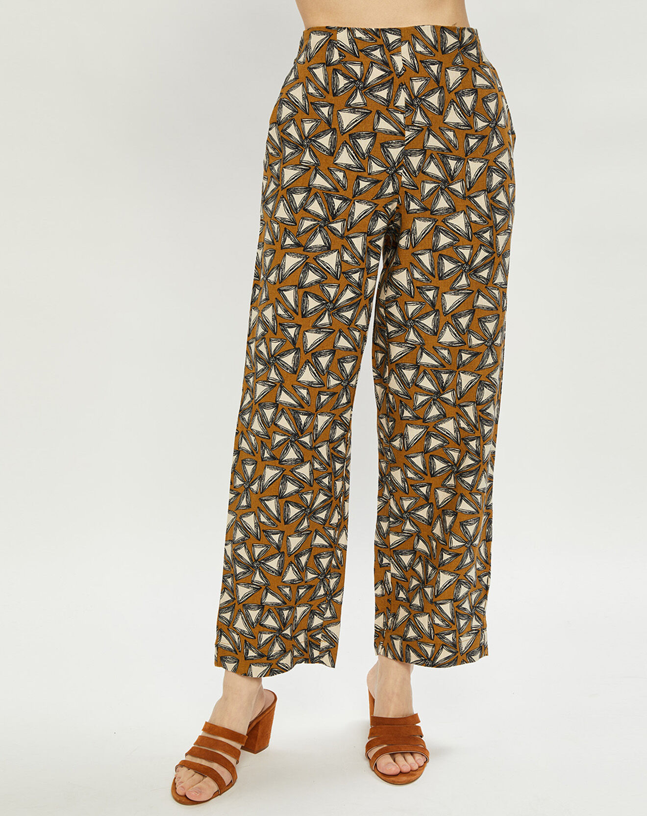 Harris Wilson Pantalon 100% Lin Clark bergamote