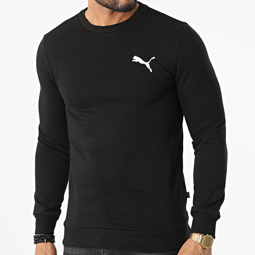 Sweat Crewneck Essential Small Logo Noir