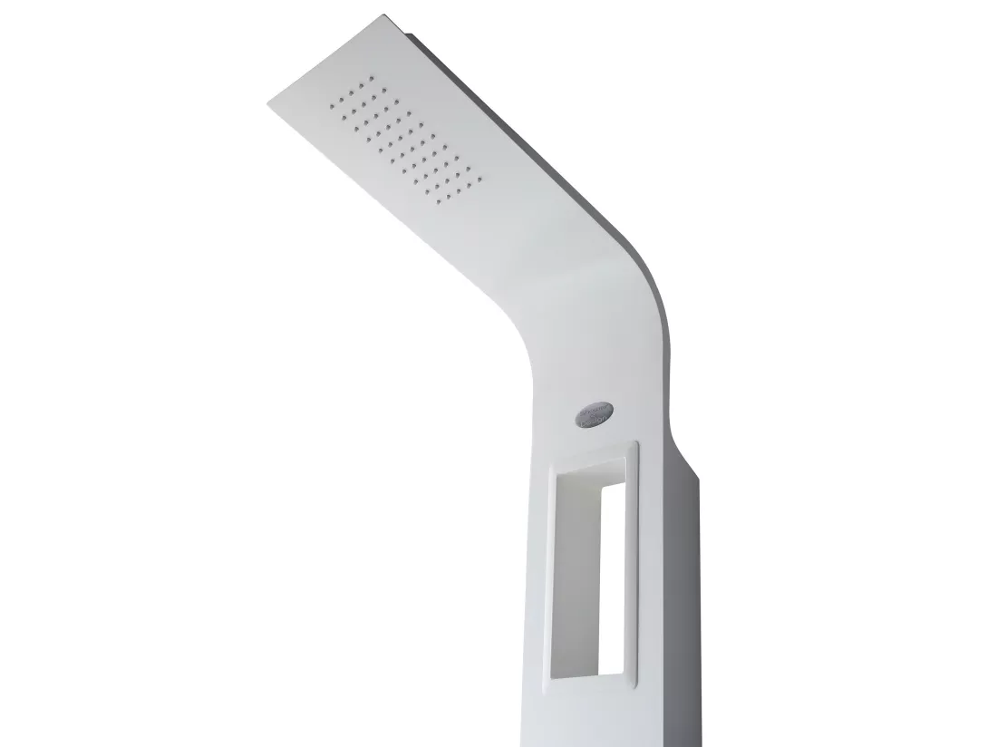 Colonne de douche hydromassante thermostatique AMANDA - avec rangement - 22*145 cm