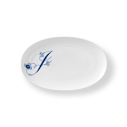 Royal Copenhagen Alfabet Asiet, J, 15x23,5 cm