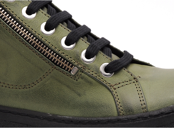 Chacal boots bottine plates femme 6535 vert