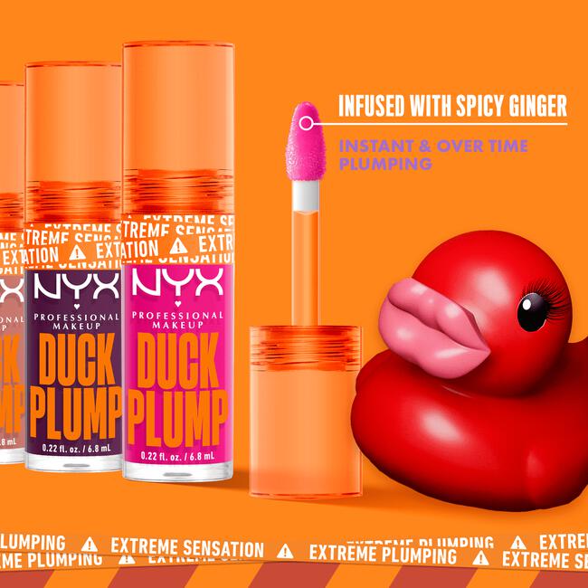 NYX Professional Makeup Duck Plump Lip Plumping Laquer Lipgloss 9 Strike A Rose