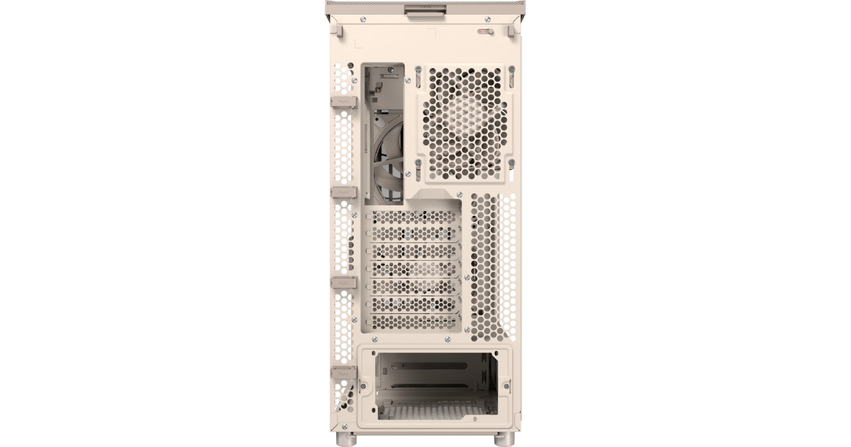 ASUSProArt PA401 Wood Edition - Tempered Glass Panel midi tower behuizing  (Beige/houtkleur | 2x USB-A | 1x USB-C | Tempered Glass)